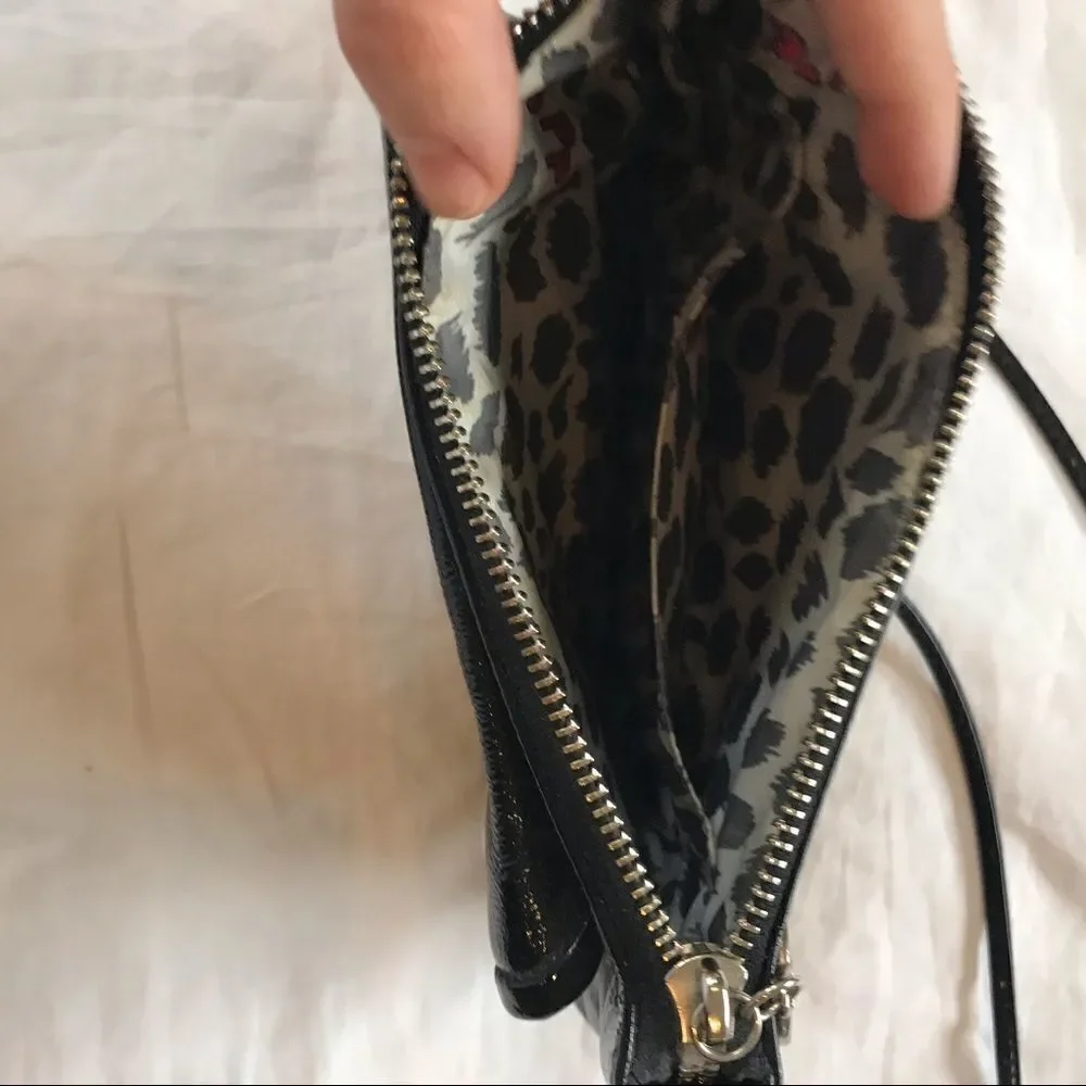 Coach black Patent leather Crossbody purse